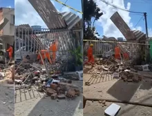 Desabamento deixa um morto e mais de 10 feridos em Olinda,PE