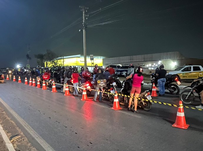 Operação Lei Seca resulta na remoção de 67 motocicletas e autuação de 31 condutores sem CNH