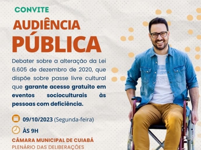 Audiência Pública debate concessão de passe livre cultural às pessoas com deficiência