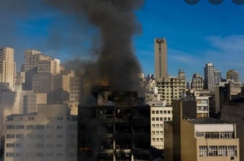 Demolição de prédio incendiado no Centro de São Paulo começa neste sábado,16