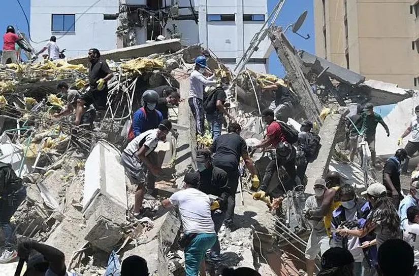As impactantes imagens do terremoto que abalou a Colômbia