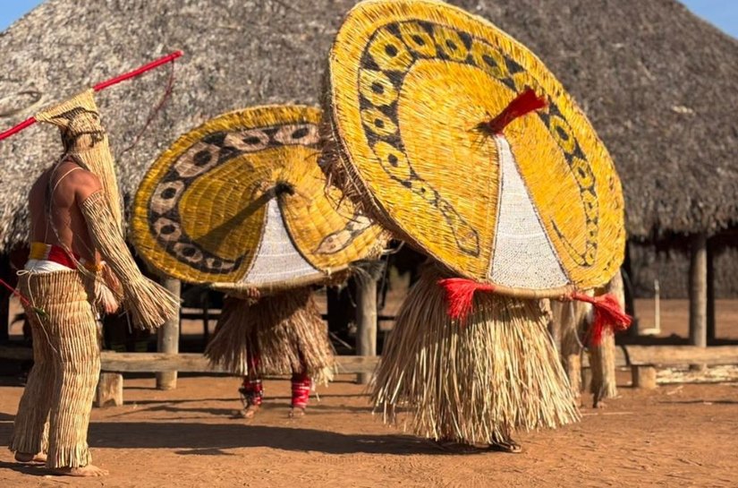 Casa Cuiabana recebe exposição de máscaras sagradas confeccionados pelo povo Mehinaku, do Alto Xingu