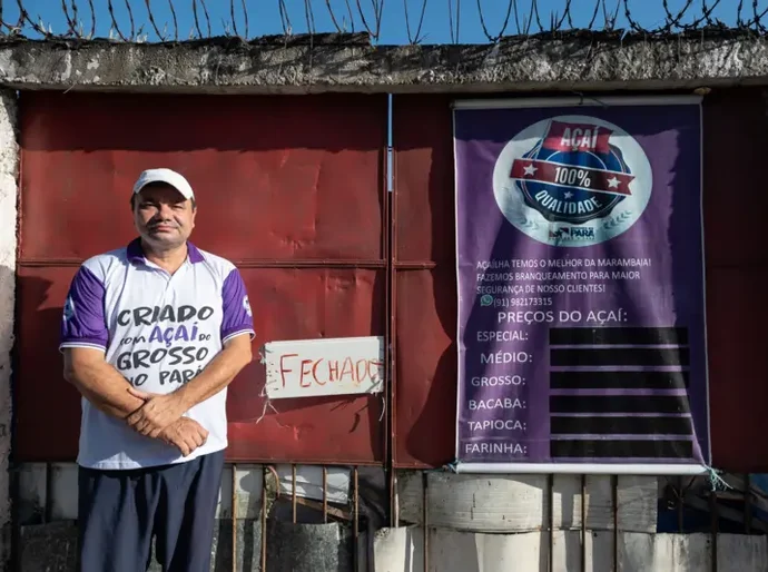 Açaí vira superalimento global, caro demais para famílias pobres do Pará