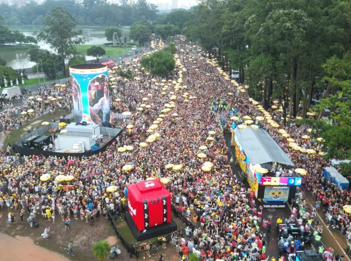 Sob chuva, Alceu Valença se apresenta no pré-carnaval de São Paulo