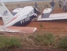 SUSTO NA CAMPANHA: avião que atenderia Júlio Campos faz pouso forçado às margens de rodovia em MT