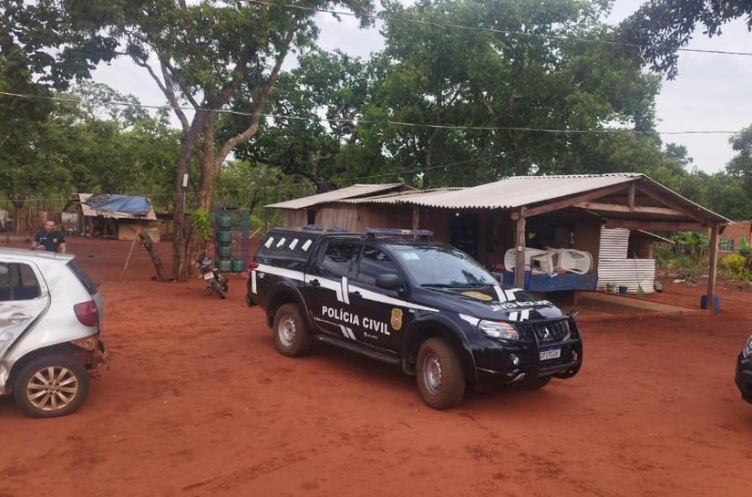 Polícia Civil deflagra operação e cumpre mandado contra faccionados na zona rural de Juscimeira