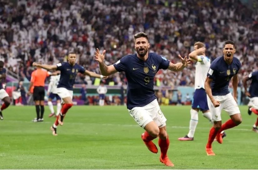 França derrota Inglaterra por 2 a 1 e está na semifinal da Copa do Mundo do Catar