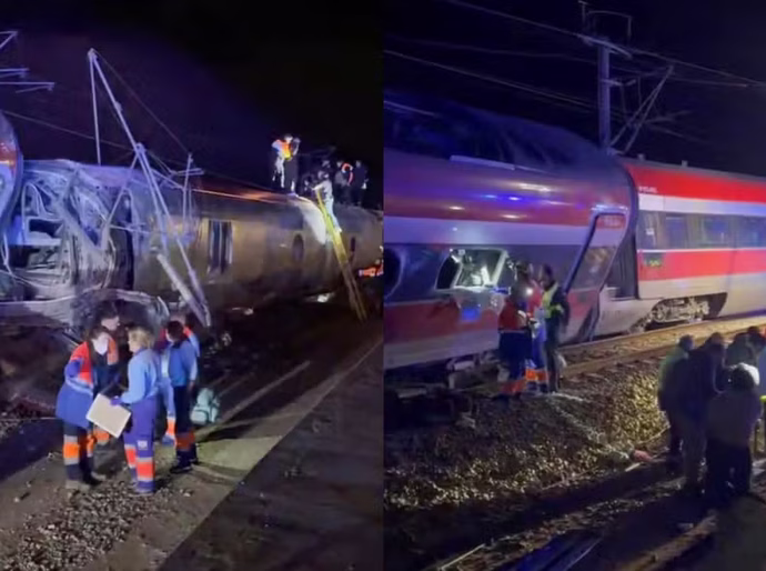 Dois trens de alta velocidade descarrilam e deixam mortos na Espanha