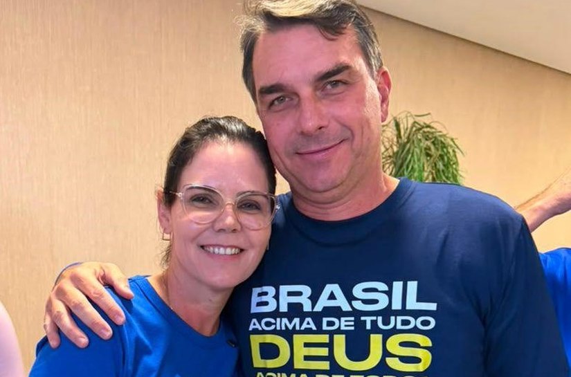 Ao lado de Flávio Bolsonaro, Coronel Fernanda participa da Marcha para Jesus e destaca união pela fé