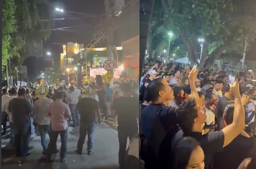 Fiscalização da Prefeitura de Cuiabá encerra show irregular na Praça Popular
