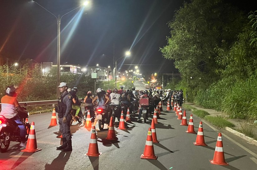 Operação Lei Seca resulta em cinco condutores presos e 59 motocicletas removidas em Cuiabá