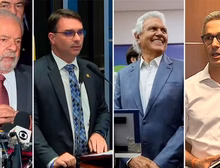 Datafolha: Lula empata com Flávio Bolsonaro, Caiado e Zema no 2º turno para presidente