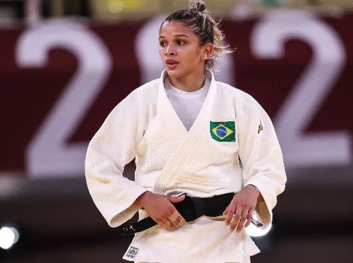 Larissa Pimenta conquista medalha de bronze no judô