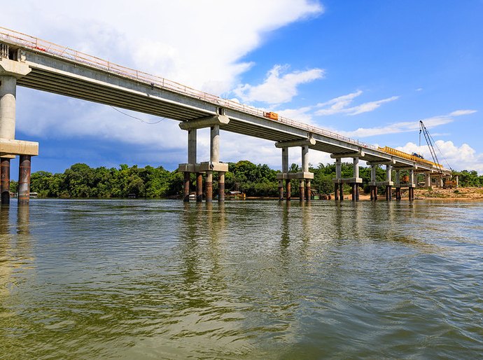 Pontes sobre o Rio Teles Pires vão melhorar logística de toda região Norte de MT