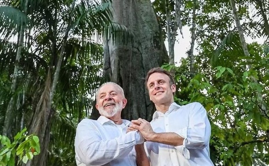 Lula e Macron anunciam programa de investimento de 1 bilhão de euros na bioeconomia da Amazônia do Brasil e Guiana