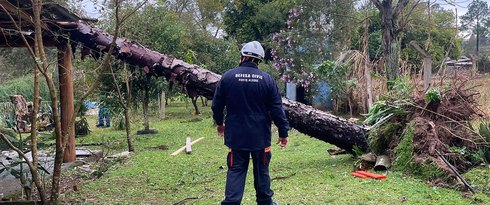 Sul, Sudeste e Centro-Oeste têm alerta para tempestades e vendavais