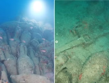 Mergulhadores encontram navio romano com mais de 2 mil anos na costa da Sicília