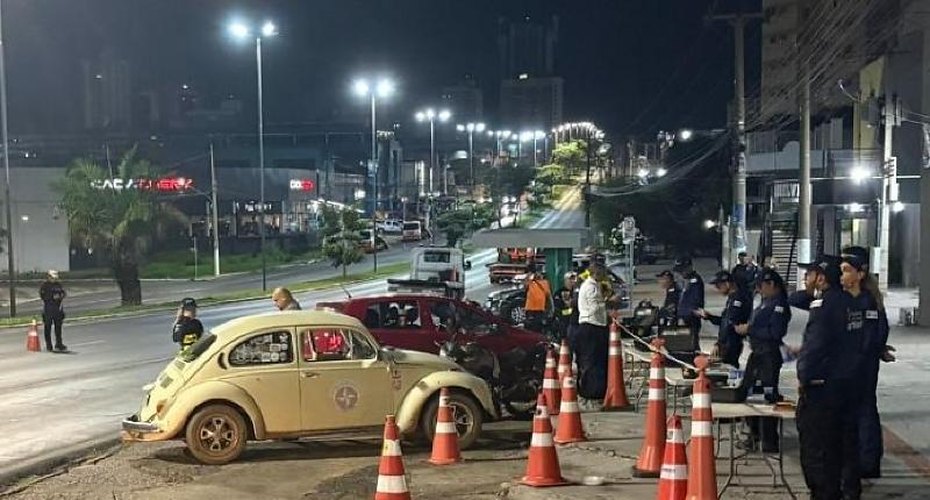Lei Seca resulta na prisão de oito pessoas durante fiscalização em Cuiabá