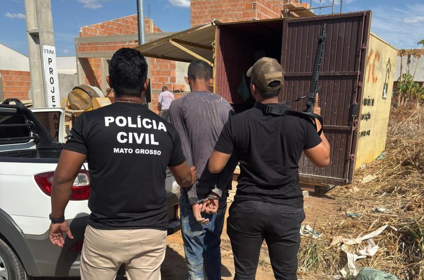Ação conjunta da Polícia Civil prende foragido ligado à facção criminosa