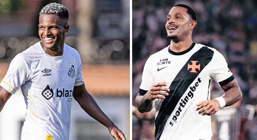 David Corrêa, jogador do Vasco, é alvo de buscas por tráfico de armas e drogas; Renyer, ex-Santos, acaba detido por desacato
