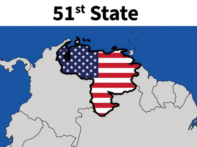 Trump faz publicação retratando a Venezuela como 51° estado dos EUA