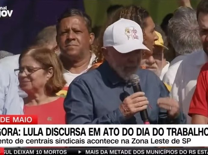 Lula pede votos para Boulos em 1º de Maio e irrita pré-candidatos, que vão à Justiça Eleitoral