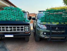 Gefron apreende 140 tabletes de pasta base de cocaína e causa prejuízo de R$ 2,5 milhões ao crime