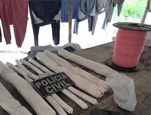 Polícia Civil apreende nove bananas de dinamite em acampamento clandestino de garimpeiros