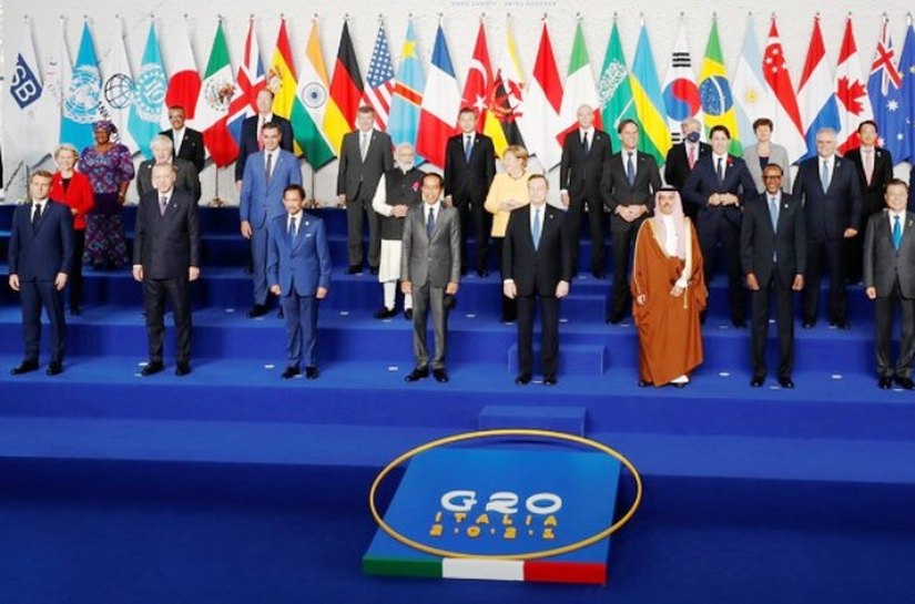 Reunião do G20 começa em Roma com foco em clima e recuperação econômica