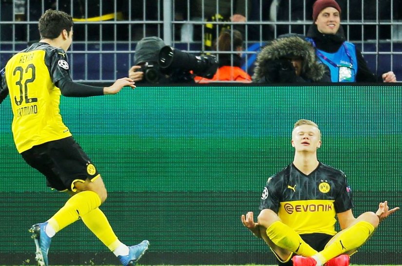 Haaland decide e Borussia Dortmund derrota o PSG na Champions League