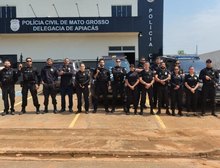 Polícia Civil cumpre mandados contra faccionados envolvidos com o tráfico de drogas em Apiacás, MT