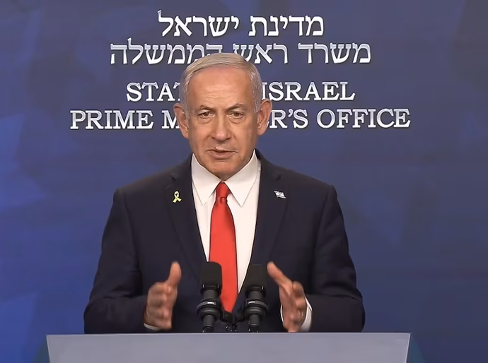 Netanyahu comemora a adesão de Trump à ofensiva contra o Irã: 'Primeiro vem a força, depois vem a paz.'