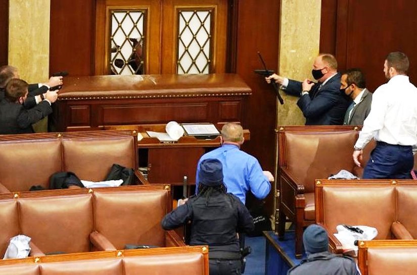 Congresso é invadido por ato pró-Trump em sessão que confirmaria Biden