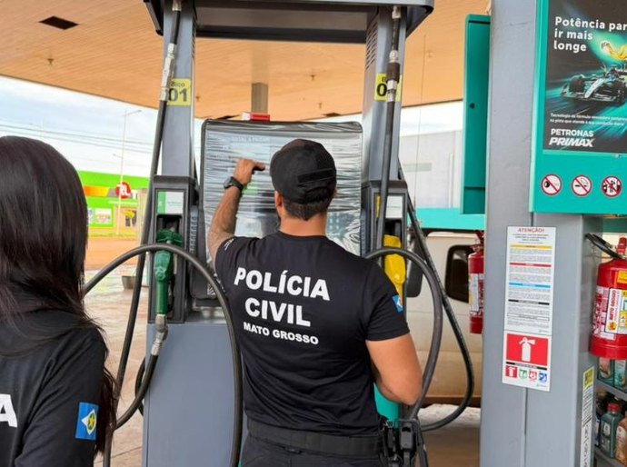 Polícia Civil e MPE fiscalizam postos de combustíveis em Confresa e região