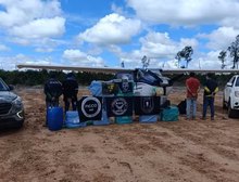 Cerco aéreo intercepta avião com 450 kg de cocaína em MT e provoca rombo milionário no crime organizado