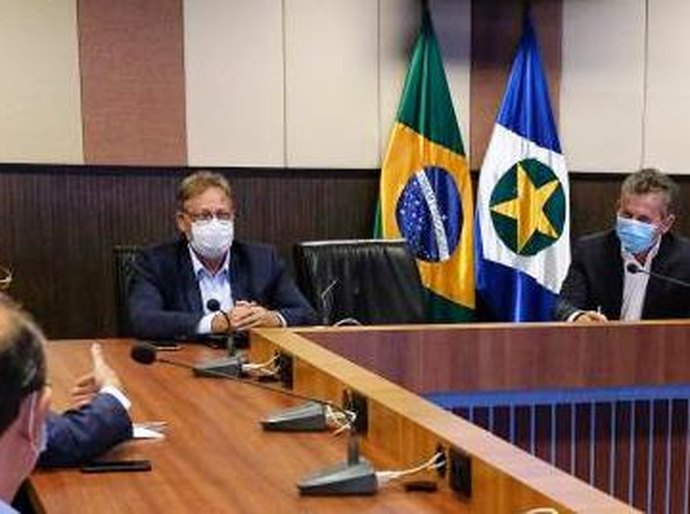 Governo e prefeitura de Várzea Grande alinham ações para frear avanço do coronavírus