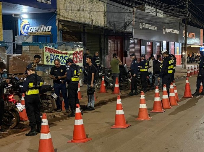 Três são presos em Operação Lei Seca contra motos irregulares em Várzea Grande