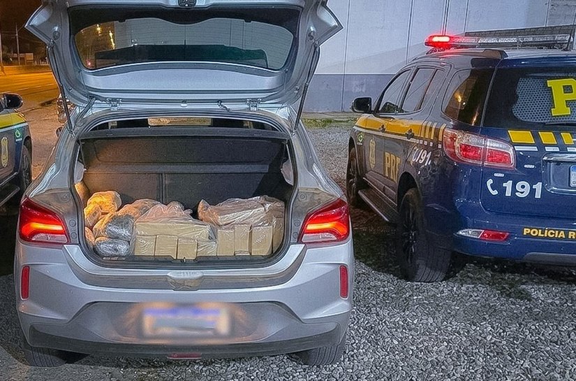 PRF apreende mais de 160 kg de drogas em Primavera do Leste,MT