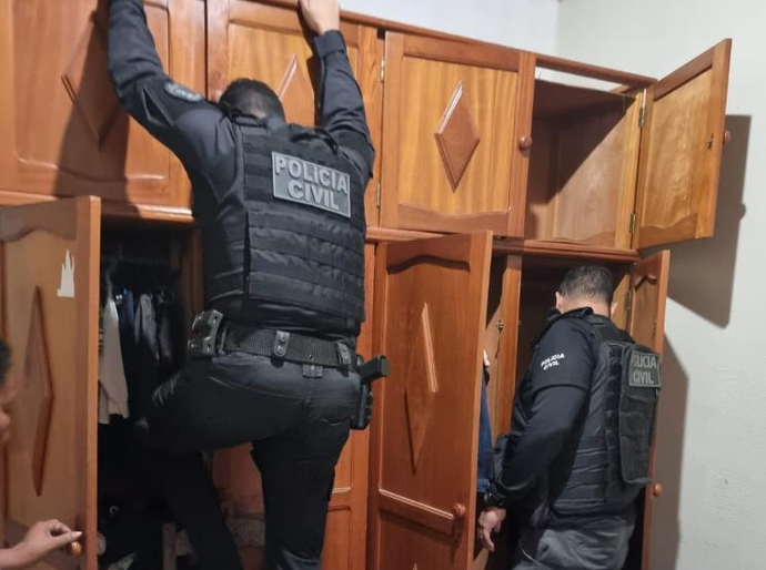 Polícia Civil cumpre sete ordens judiciais contra suspeitos de furtar cooperativa de crédito em São José dos Quatro Marcos, MT