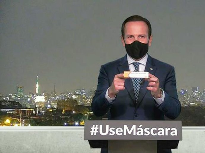 Haverá 15 milhões de doses da Coronavac no SUS até dezembro, diz Doria