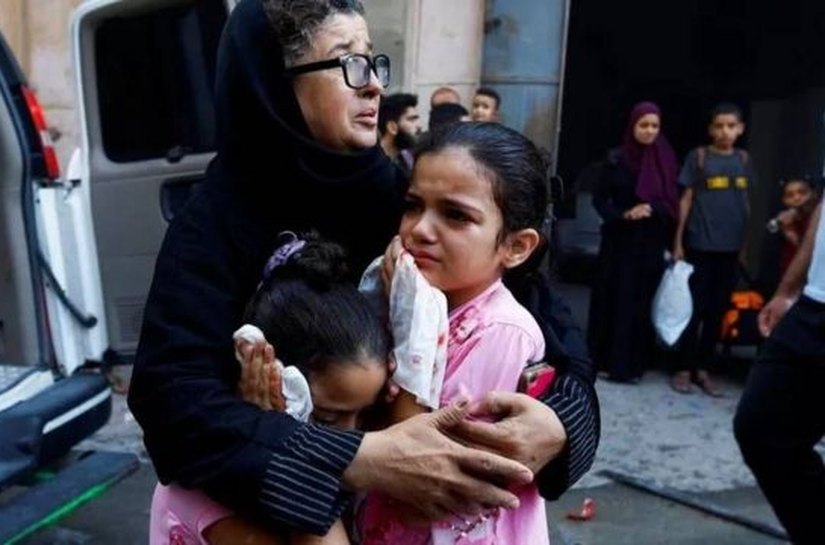 Crianças de Gaza estão traumatizadas por bombardeios, com incursão terrestre prestes a começar