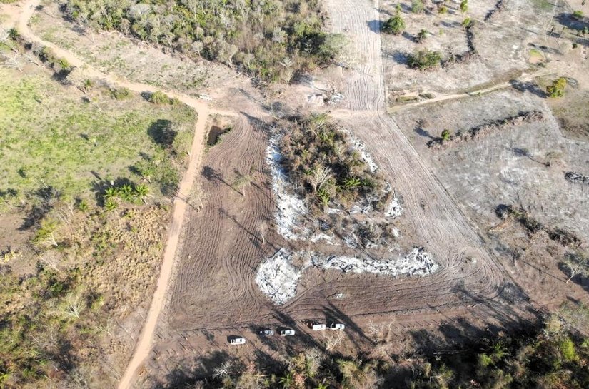 Operação integrada identifica queimada ilegal no Pantanal; infrator é multado