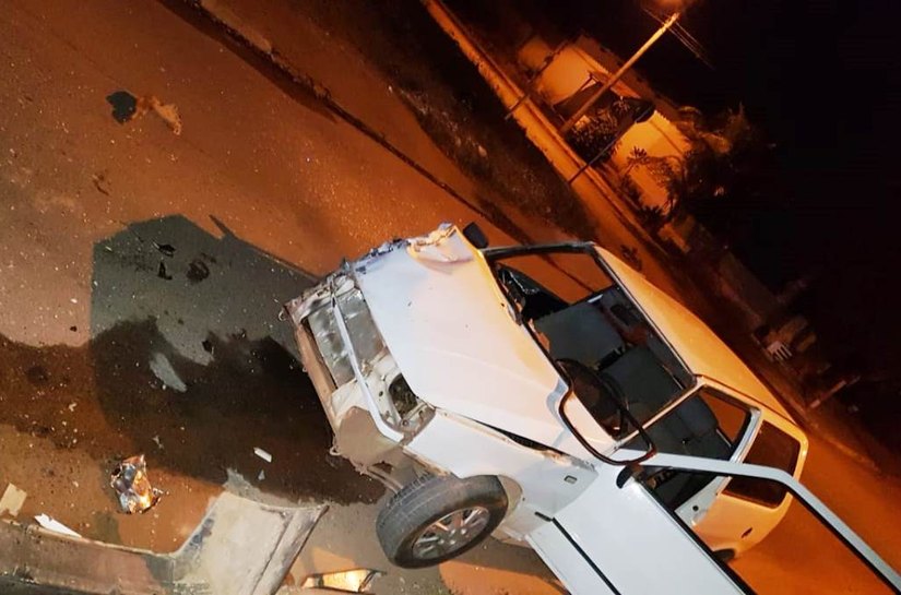 Veja Fotos e Vídeo: Motorista embriagado atropela motociclista e foge em Cuiabá