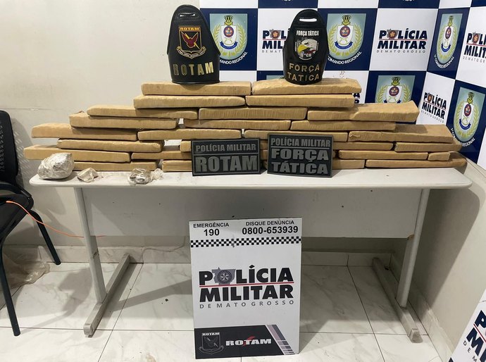 Rotam prende homem com 26 tabletes de maconha em Cuiabá