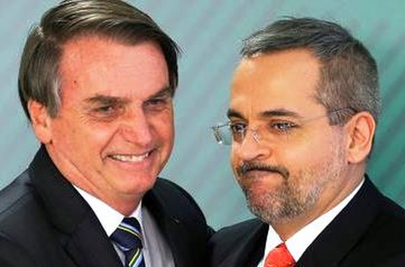 Bolsonaro avisa Weintraub que situação é crítica e que STF pede sua cabeça