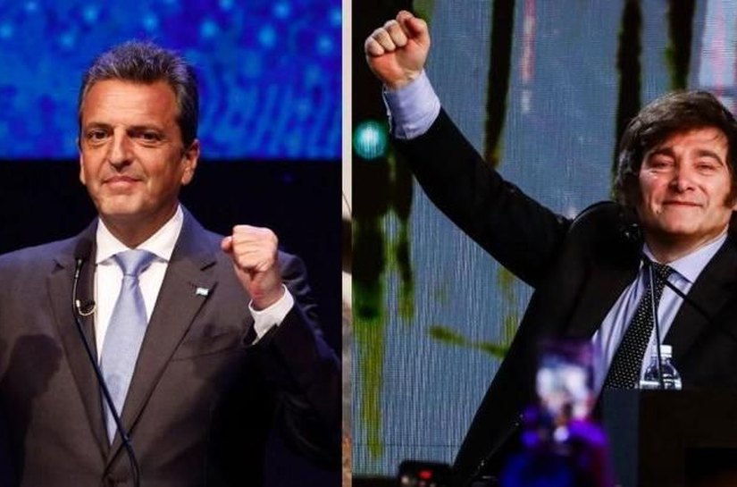 Eleição na Argentina: em 'corrida das surpresas', peronista Massa e ultraliberal Milei irão para 2° turno