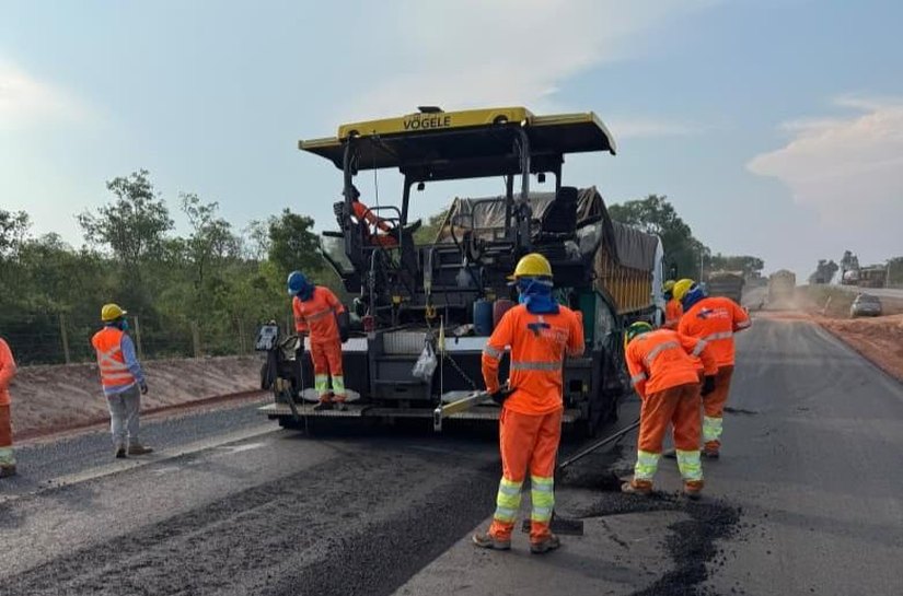 Governo e Nova Rota adiantam cronograma e duplicação da BR-163 entre VG e Jangada já tem 25 km concluídos