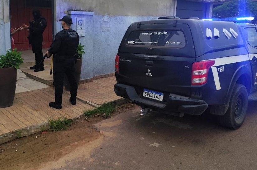 Polícia Civil deflagra operação contra facção criminosa em Guarantã do Norte e Marcelândia,MT