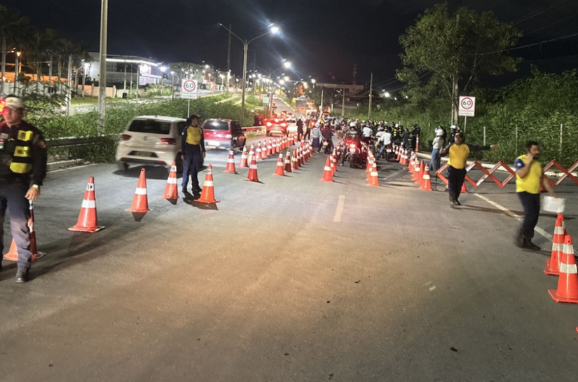 Operação Lei Seca termina com três prisões e 52 motos removidas em Cuiabá