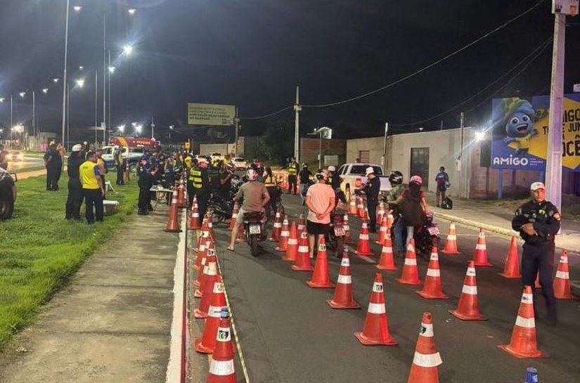 Operação Lei Seca prende sete pessoas por adulteração de motos e remove 71 veículos em Cuiabá